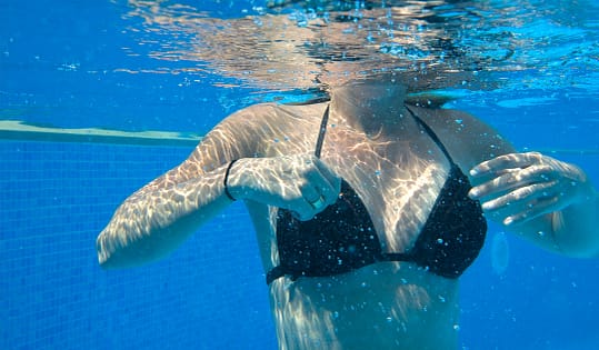 When can I swim after breast augmentation?
